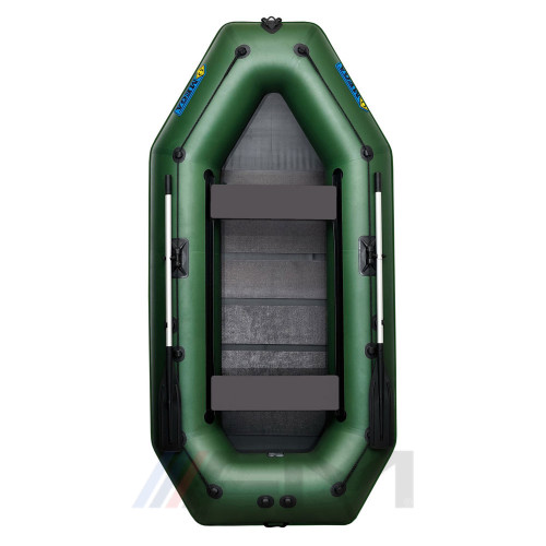 OMEGA - Надуваема гребна лодка с твърдо дъно 300 LSP PS - зелена